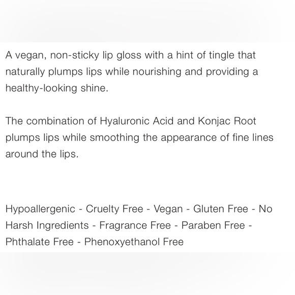 $9โค๏ธโ๐ฅ LAST 1! Mineralย Fusion Hydro Shine Lip PLUMPER Gloss CLEAR ๐ NEW IN BOX - Picture 2 of 2